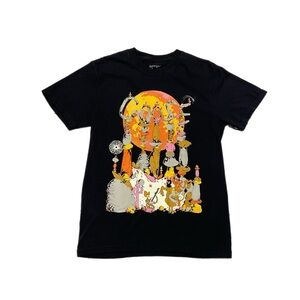 Goose Rock Formation Black Graphic T-Shirt